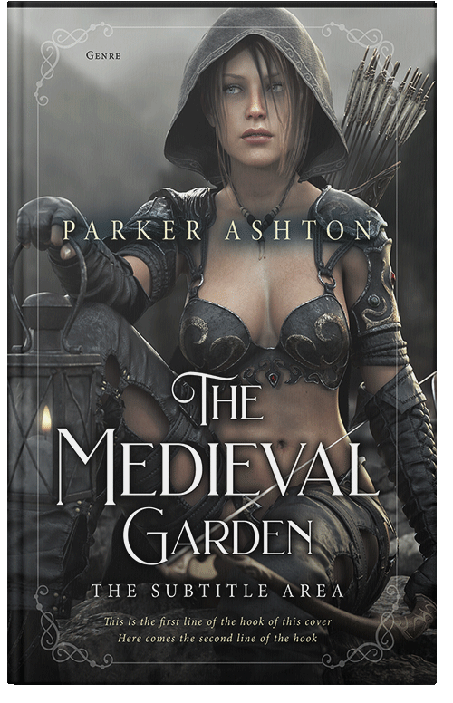 Front view of Premade Fantasy Book Cover - Tuatara