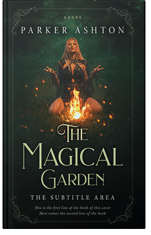 Pre Made Book Cover Hunter Green