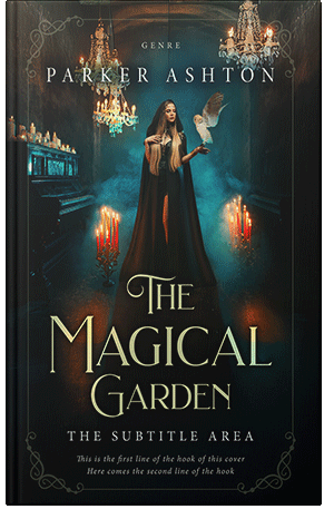 Pre Made Book Cover Black