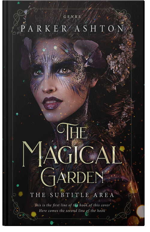 Front view of Premade Surreal Book Cover - Cod Gray