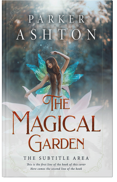 Front view of Premade Fantasy Book Cover - Iron