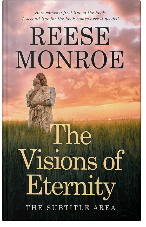 Front view of Premade Nature Book Cover - Hunter Green