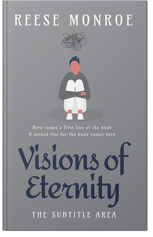 Front view of Premade Teen & Young Adult Book Cover - Oslo Gray