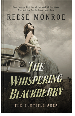 Pre Made Book Cover Taupe Gray