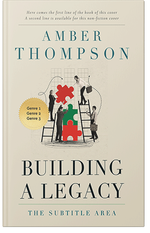 Pre Made Book Cover White Rock