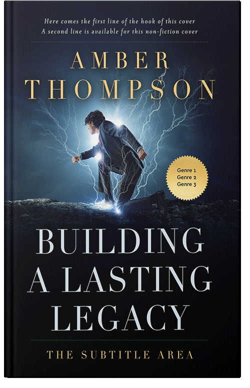 Front view of Ebony #32880 - Premade Mystery & Thriller & Suspense Book Cover