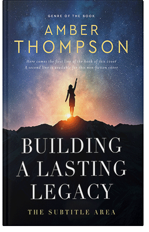 Pre Made Book Cover Tan