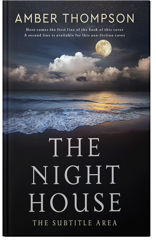 Front view of Premade Surreal Book Cover - Tide