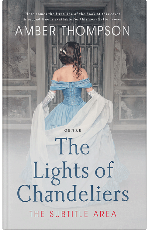 Front view of Premade Historical Book Cover - Pumice