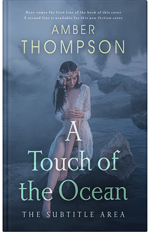 Pre Made Book Cover Blue Bayoux