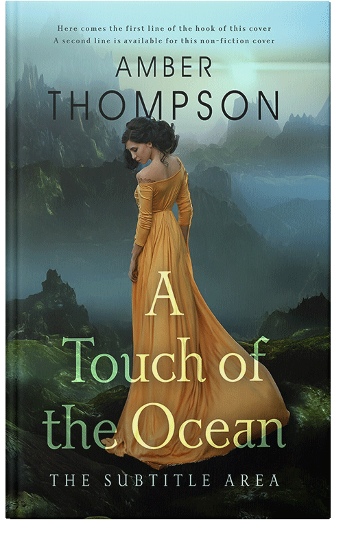 Front view of Premade Fantasy Book Cover - Heavy Metal