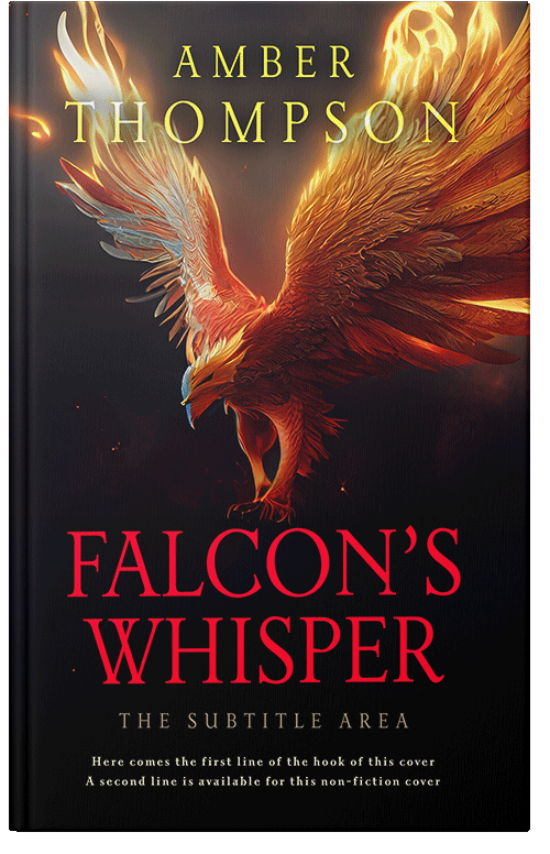 Front view of Premade Fantasy Book Cover - Raw Sienna