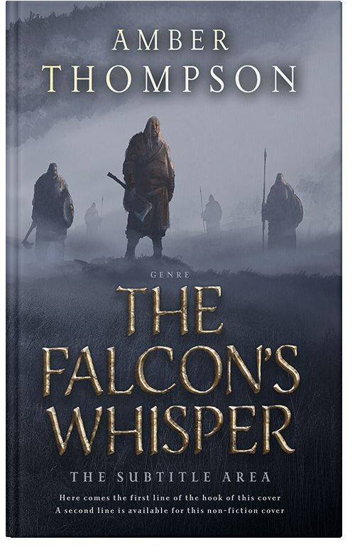 Front view of Premade Fantasy Book Cover - Charade