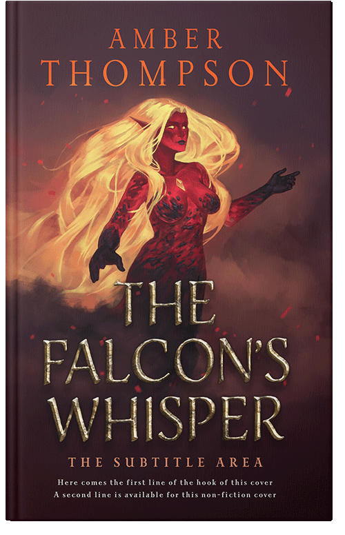 Front view of Premade Fantasy Book Cover - Jon