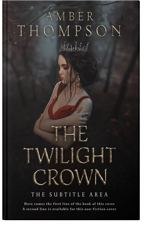 Front view of Premade Fantasy Book Cover - Cod Gray