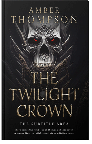 Pre Made Book Cover Cod Gray