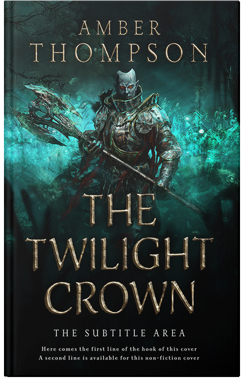 Front view of Premade Fantasy Book Cover - Aztec