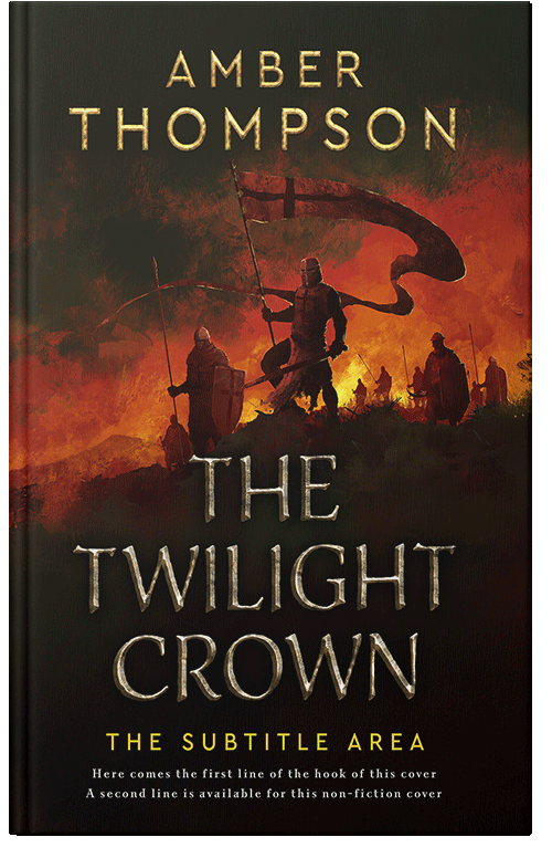 Front view of Tuscany #32943 - Premade Historical Book Cover