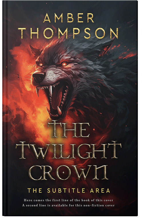 Front view of Raw Sienna #32947 - Premade Fantasy Book Cover