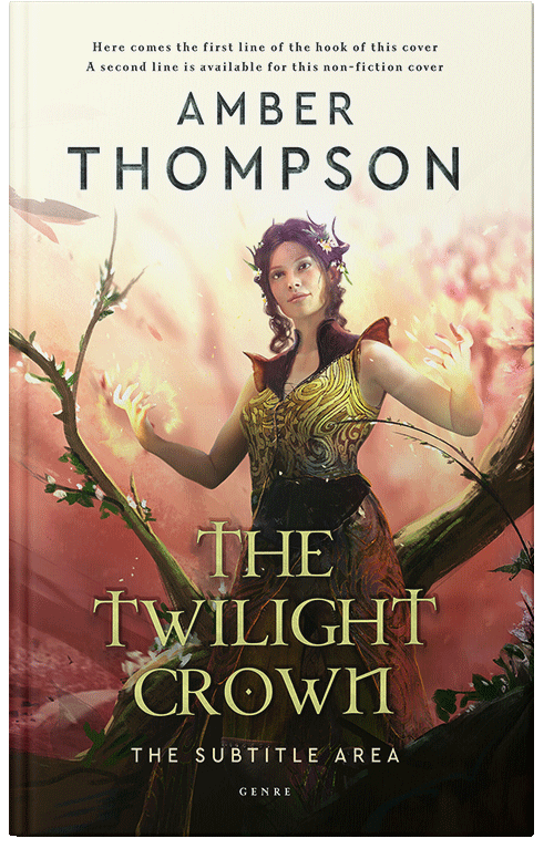 Front view of Premade Fantasy Book Cover - Eternity