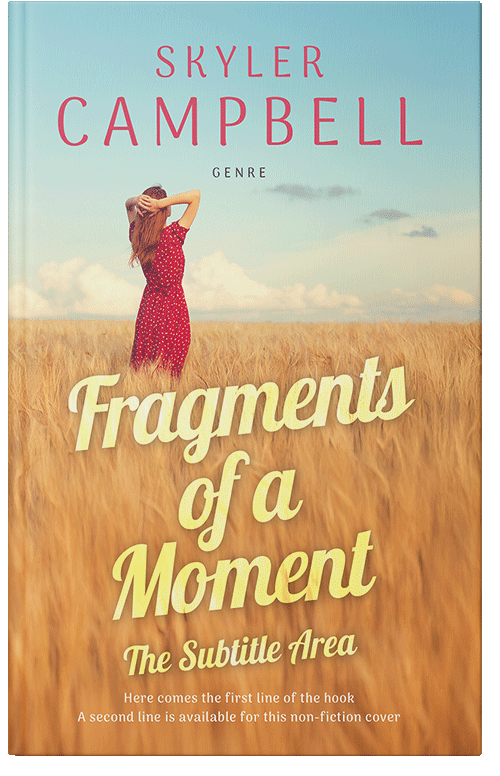 Front view of Premade Nature Book Cover - Equator