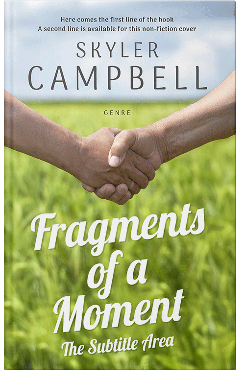 Front view of Premade Self-Improvement & Self-Help Book Cover - Sushi