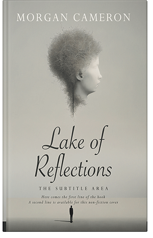 Pre Made Book Cover Mist Gray