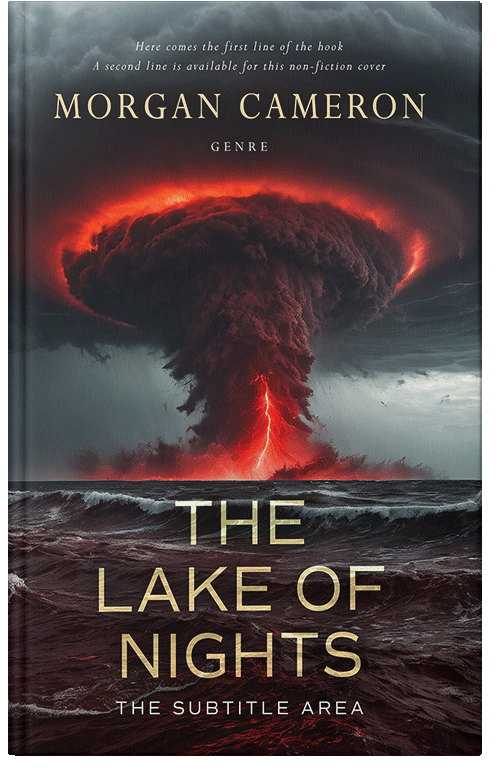 Front view of Premade Apocalyptica Book Cover - Thunder #32979 | BookCoverZone