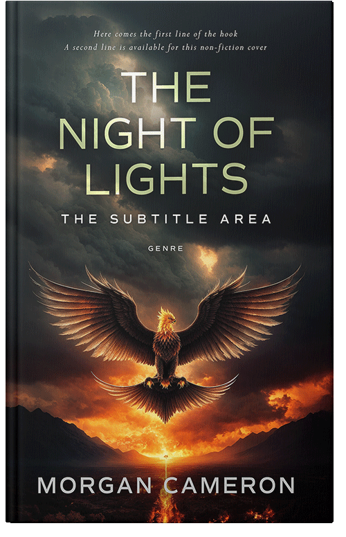 Front view of Cod Gray #32981 - Premade Fantasy Book Cover