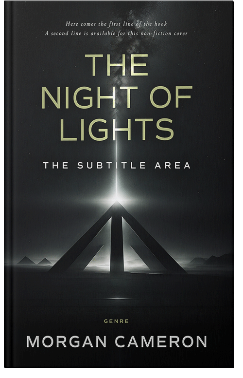 Front view of Woodsmoke #32982 - Premade Science Fiction Book Cover