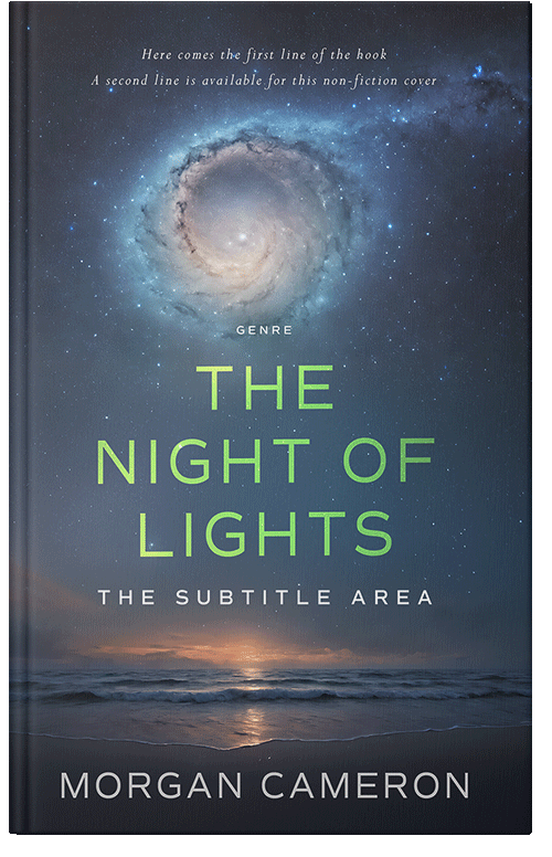 Front view of Premade Fantasy Book Cover - Fiord