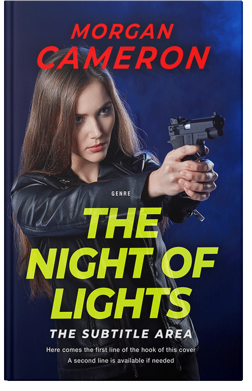 Front view of Premade Teen & Young Adult Book Cover - Old Gold