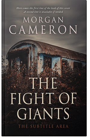 Pre Made Book Cover Cocoa Brown