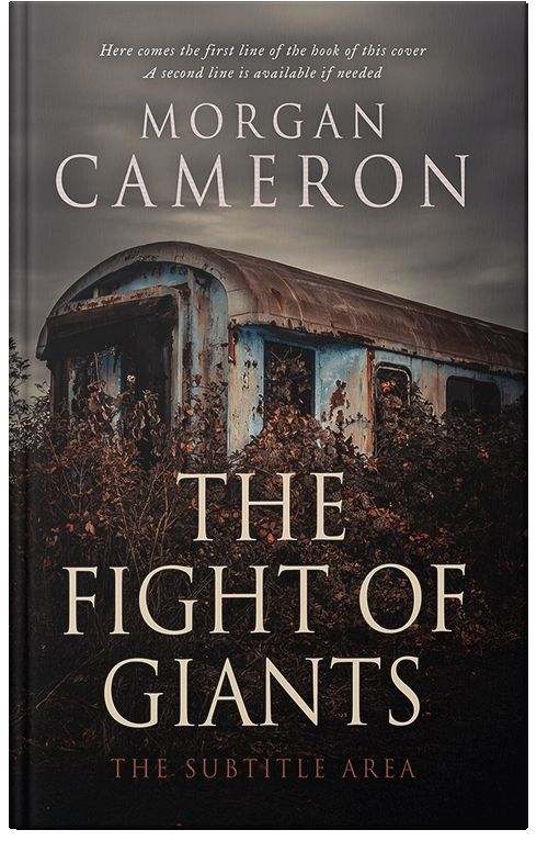 Front view of Premade Horror Book Cover - Cocoa Brown