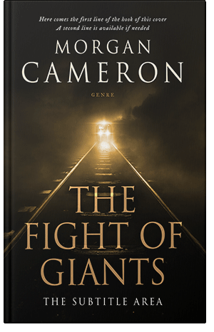 Pre Made Book Cover Asphalt