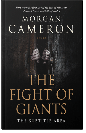 Pre Made Book Cover Cod Gray