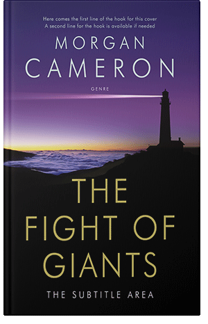 Pre Made Book Cover Ebony