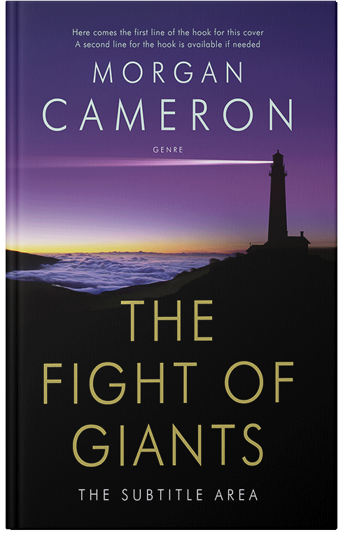 Front view of Ebony #33044 - Premade Mystery & Thriller & Suspense Book Cover