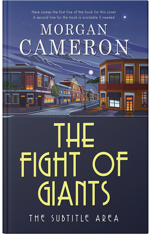 Front view of Premade Paranormal & Urban Book Cover - Blackcurrant