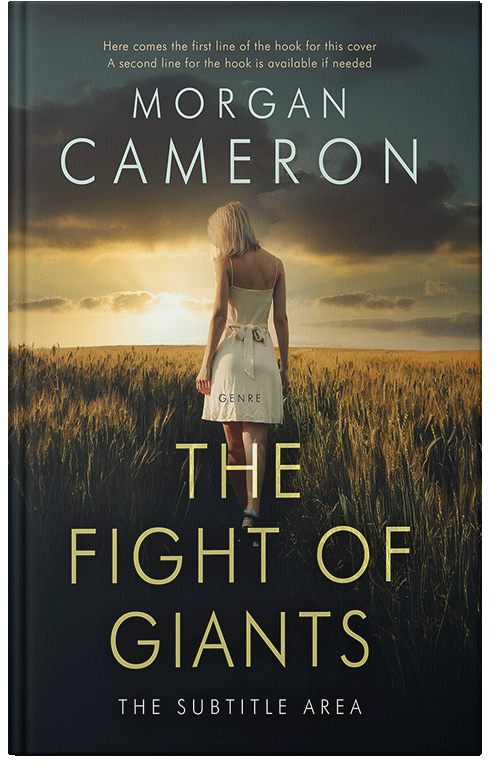 Front view of Premade Romance Book Cover - Heavy Metal