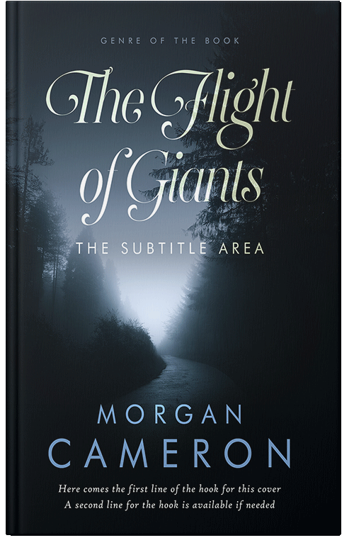 Front view of Premade Mystery & Thriller & Suspense Book Cover - Ebony