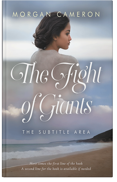 Front view of Premade Romance Book Cover - Manatee