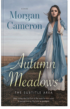 Pre Made Book Cover Silver Sand