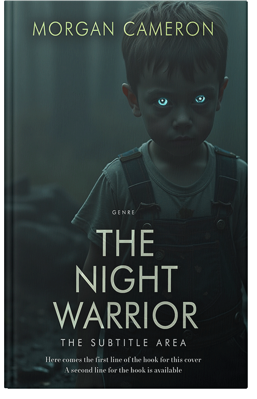 Front view of Aztec #33144 - Premade Horror Book Cover