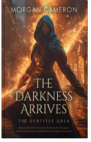 Pre Made Book Cover Raw Sienna