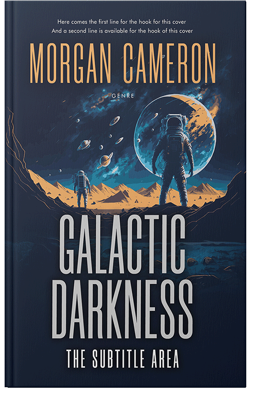 Front view of Big Stone #33186 - Premade Science Fiction Book Cover