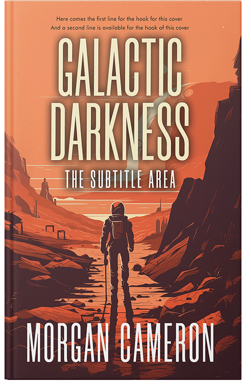 Front view of Copper #33189 - Premade Science Fiction Book Cover