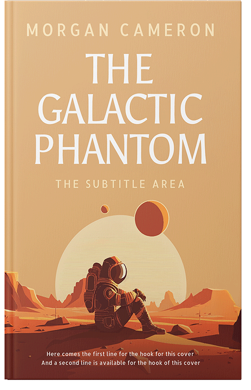 Front view of Gold Sand #33194 - Premade Science Fiction Book Cover