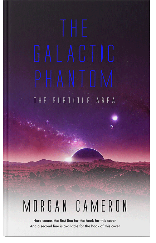Front view of Blossom #33200 - Premade Science Fiction Book Cover