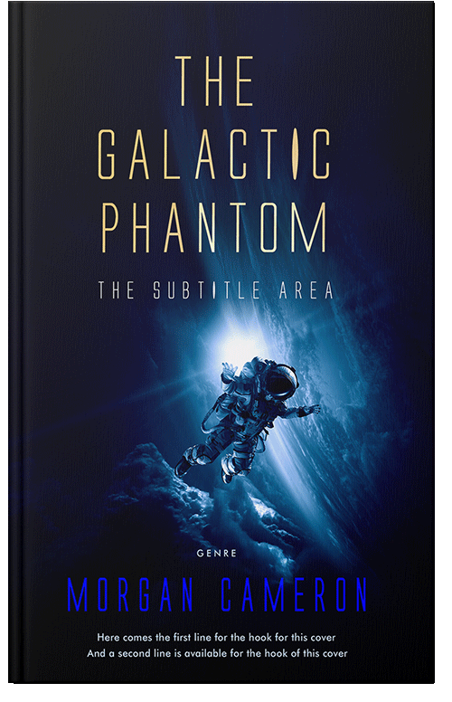 Front view of Black Pearl #33202 - Premade Science Fiction Book Cover